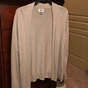 Old Navy open tan cardigan. XL
